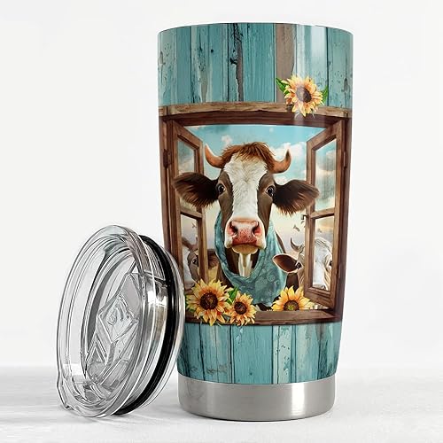 Miniatura 3 de SANDJEST Vaso aislado de acero inoxidable de 20 onzas, taza de viaje para café, regalos para mujeres, niñas, adolescentes, regalo para cumpleaños,