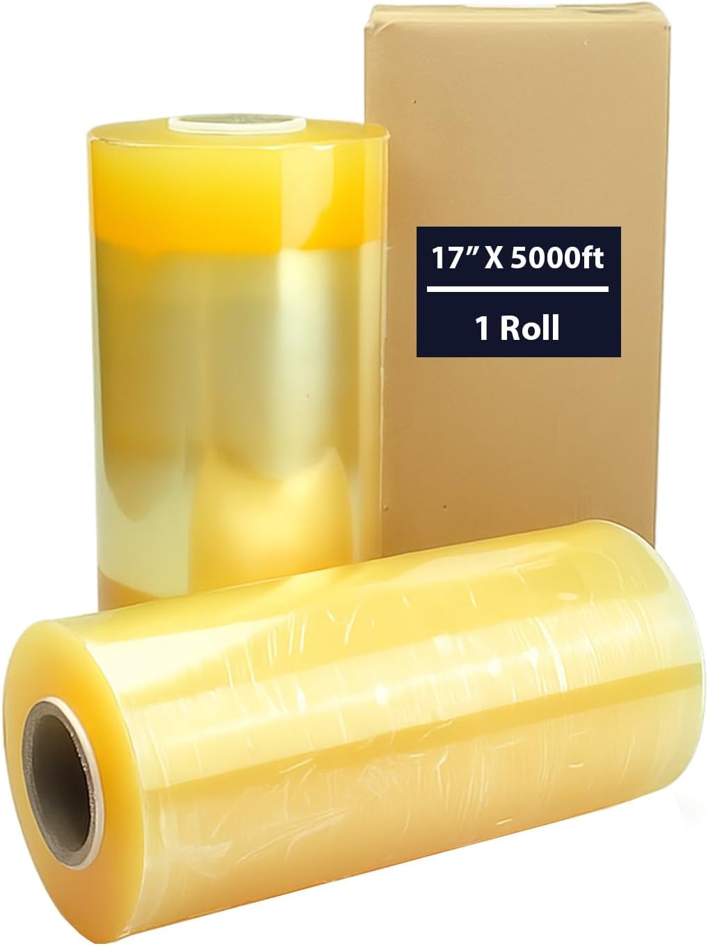 Overwrap Food Film, 13" X 5000' & 1Roll | Single-Layer Stretch Wrap for Automatic Wrapping Machines | High Clarity, Tear Resistant, Consistent Gauge | Single-Layer Stretch Red Rock® Meat