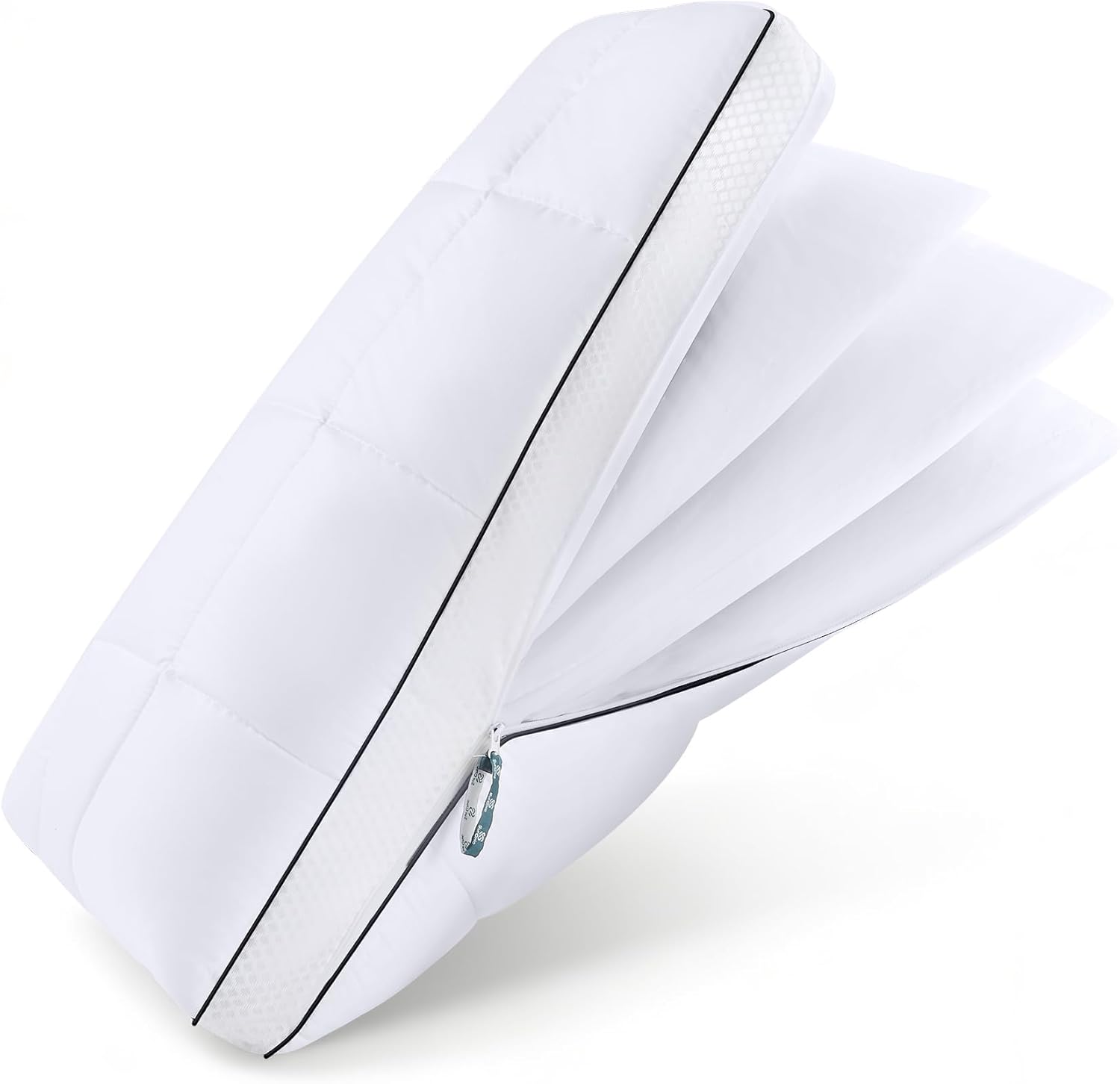 Almohada Ajustable en Altura Tamaño Estándar para Dormir de Lado