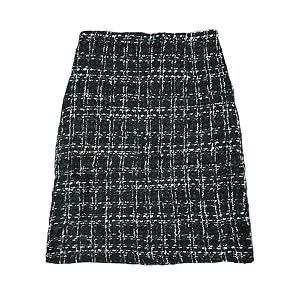 Ladies high Waisted Fashionable Plaid Slimming Bag Skirt