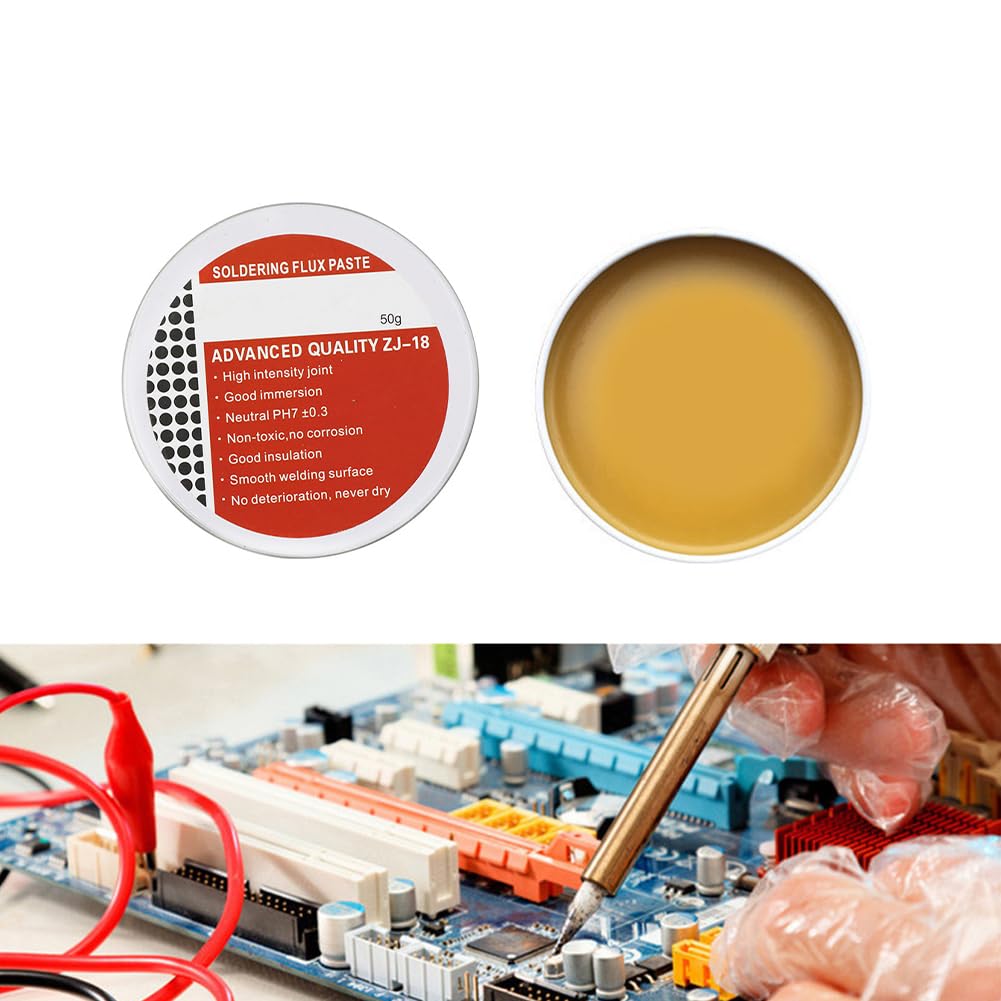 Pasta Saldante A Stagno Professionale - Per PCB, Circuiti E Riparazioni Elettroniche | Flussante Senza Piombo - Foto 5