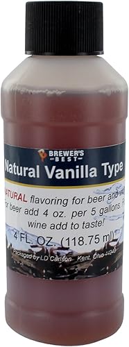 Brewer's Best Sabor natural de fruta de cerveza y vino (tipo vainilla natural)