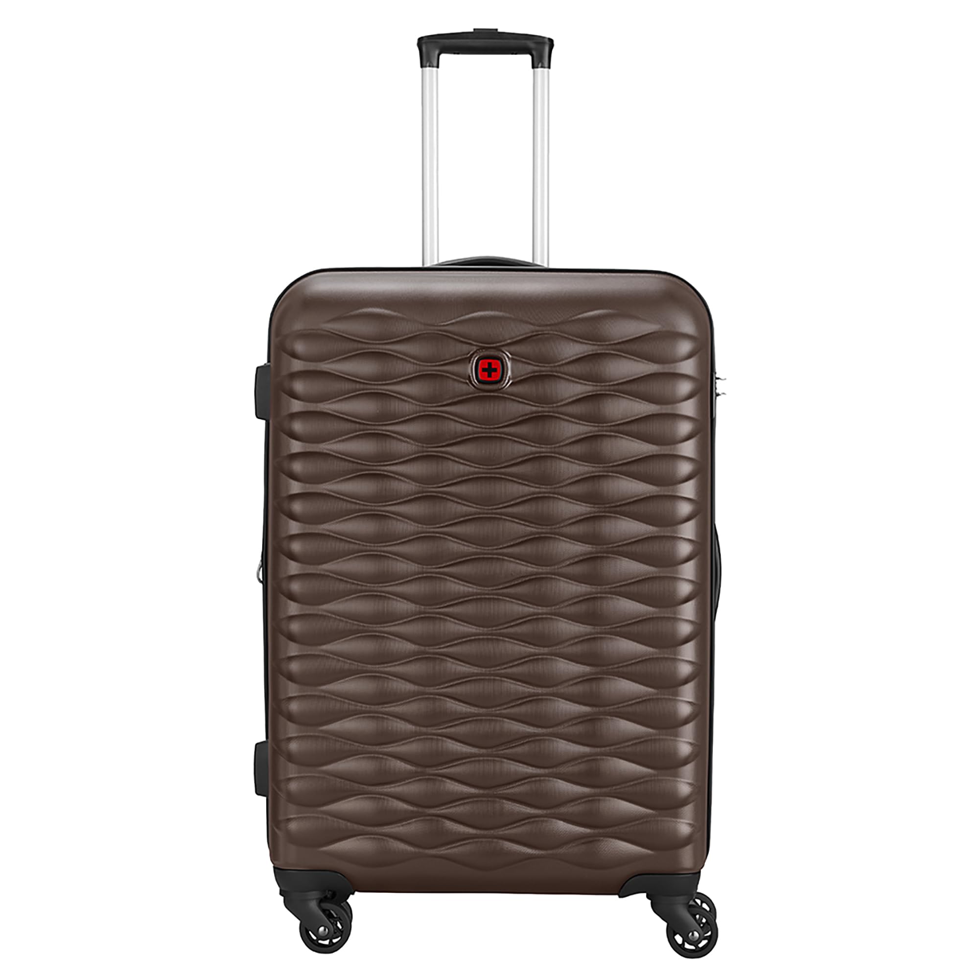 ABS in-Flight Swiss Designed-Blend of Style and Function Medium Hard-Side Suitcase, 64 L (Brown, 612240)-image-48