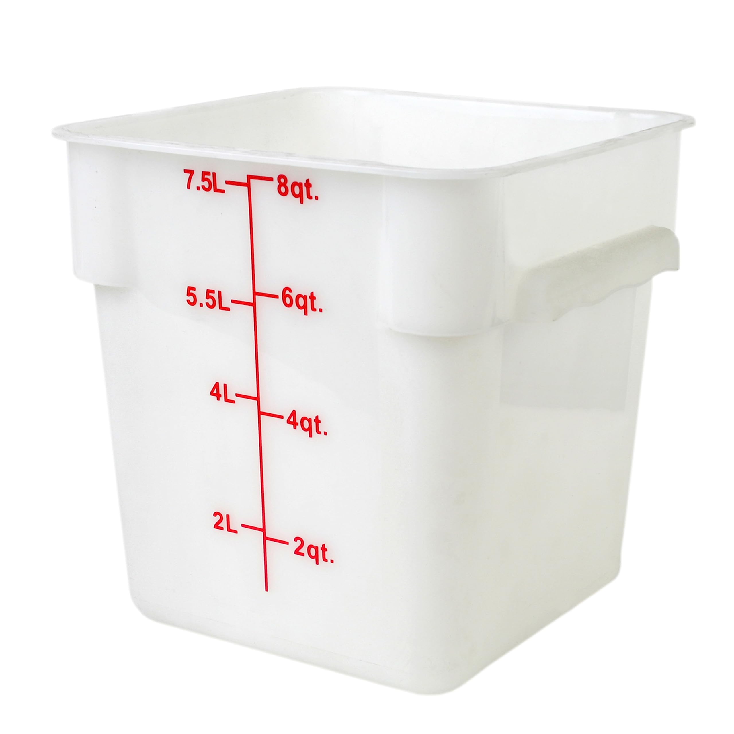 Food Storage Container by Thunder Group – Polypropylene, Pack of 6, Model PLSFT008PP