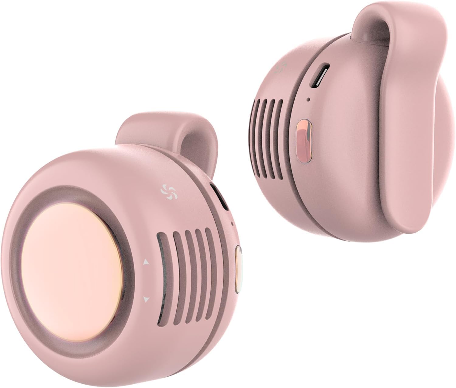 SULVGO Clip On Mini Bladeless Fan, Pink