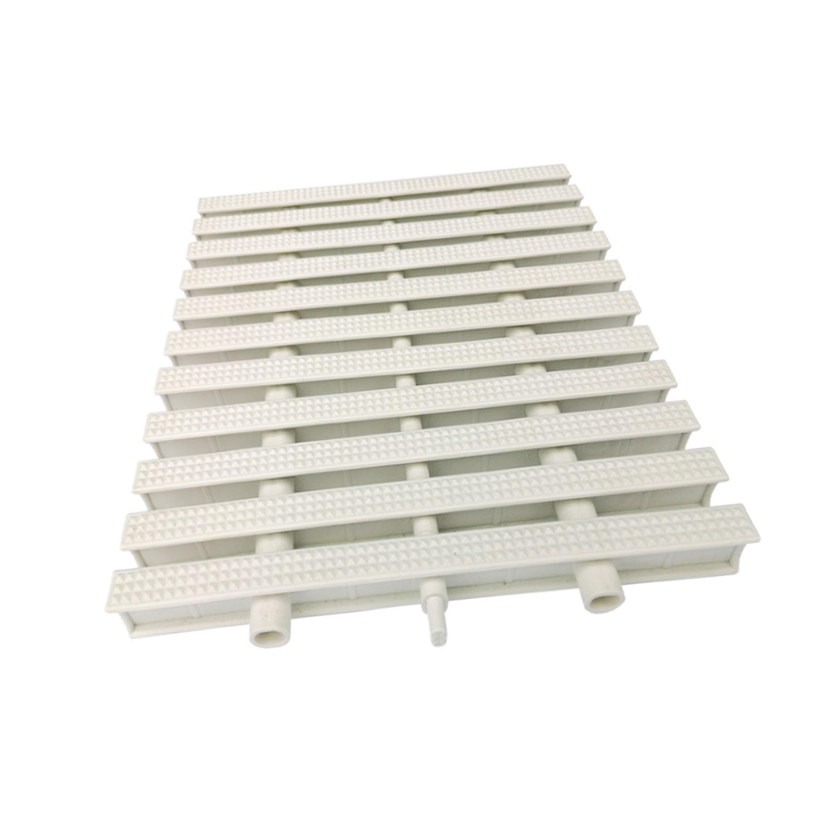 Durable Pool Drain Grating Covers - 10pcs Splicable Plastic Gutter Grates, 30x100CM, Ideal for Indoor/Outdoor Pools, Easy Install & Superior Overflow Protection