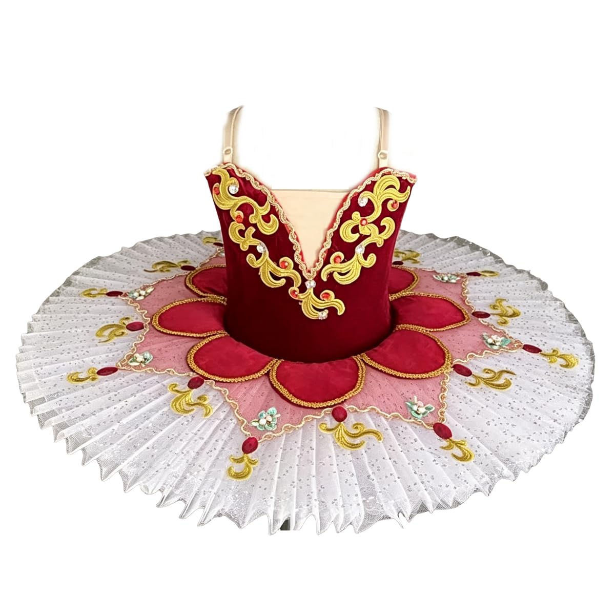 tutù da Balletto per Bambini tutù Forma Pancake Lago Cigni Gonna Ballerina