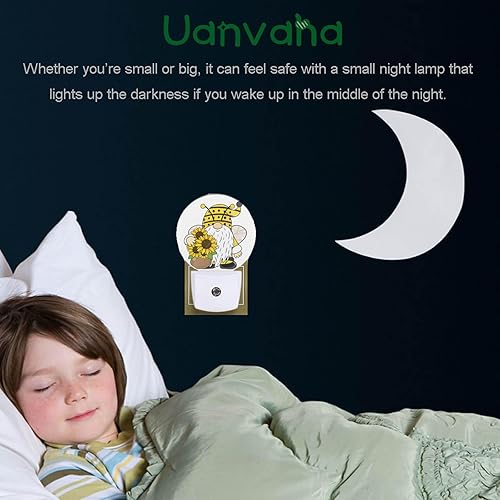 Miniatura 10 de Linda luz nocturna decorativa de Papá Noel, enchufable, Feliz Navidad, Año Nuevo, lámpara LED de ahorro de energía, luces redondas, regalos para