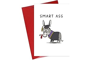 Smart Ass Graduation Card for Class of 2024 Graduates