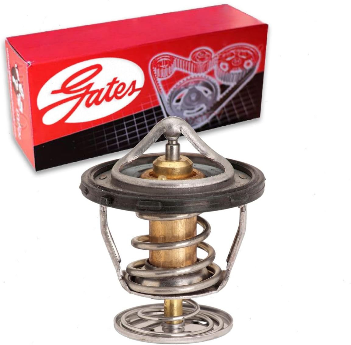 Gates Engine Coolant Thermostat compatible with Chevrolet Tahoe 4.8L 5.3L V8 2000-2006