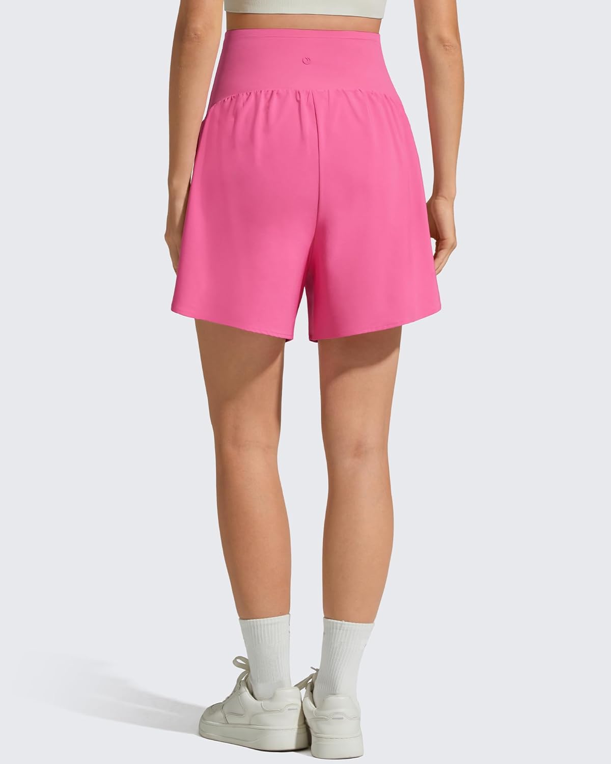 G4Free Chillwhisp Maternity Flowy Shorts for Women Pregnancy Skort with Pocket Built-in Brief Liner - Image 3