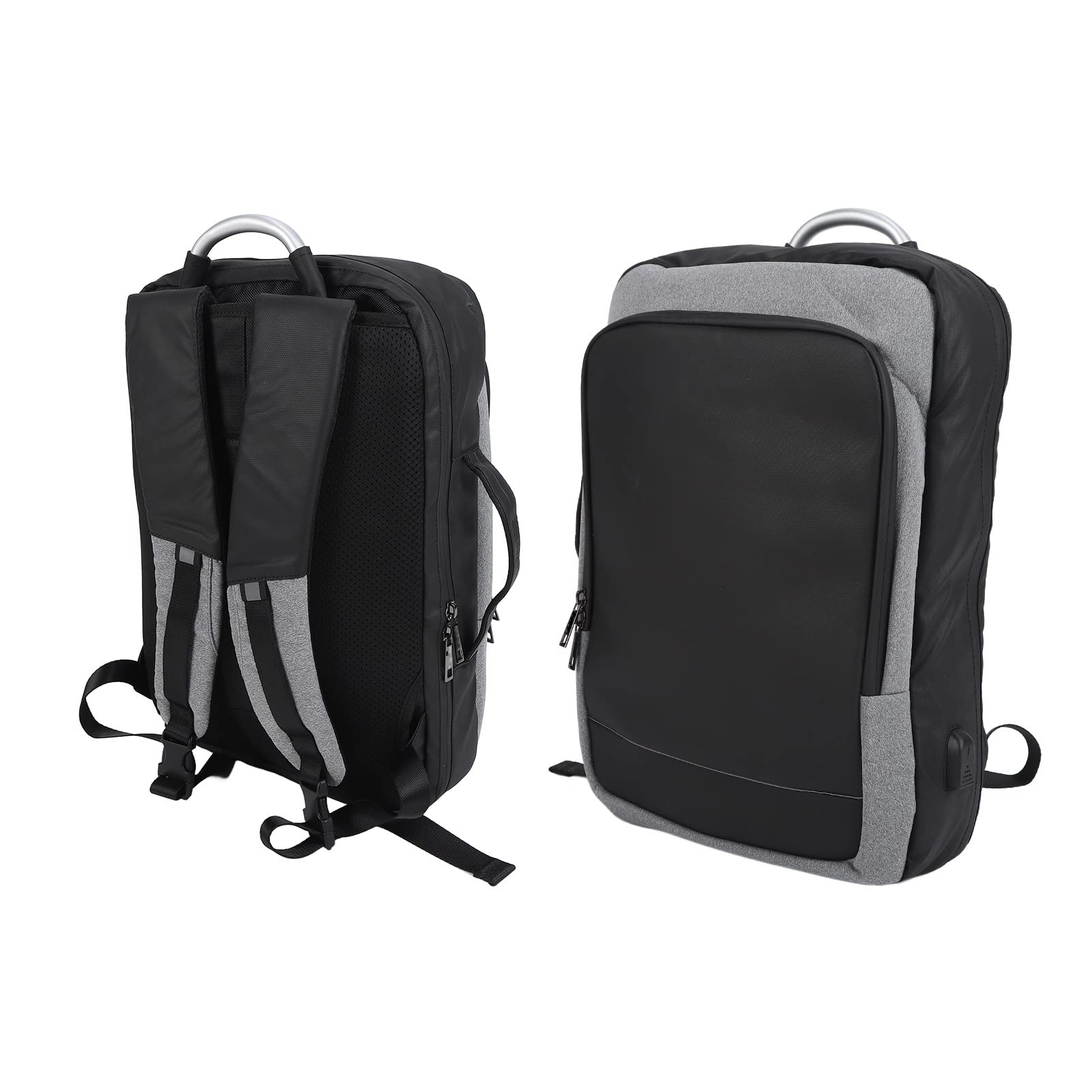 Zaini, Zaino Portatile per Laptop in Acciaio Al Titanio per Viaggiatori in Viaggio per Lavoro per Impiegati