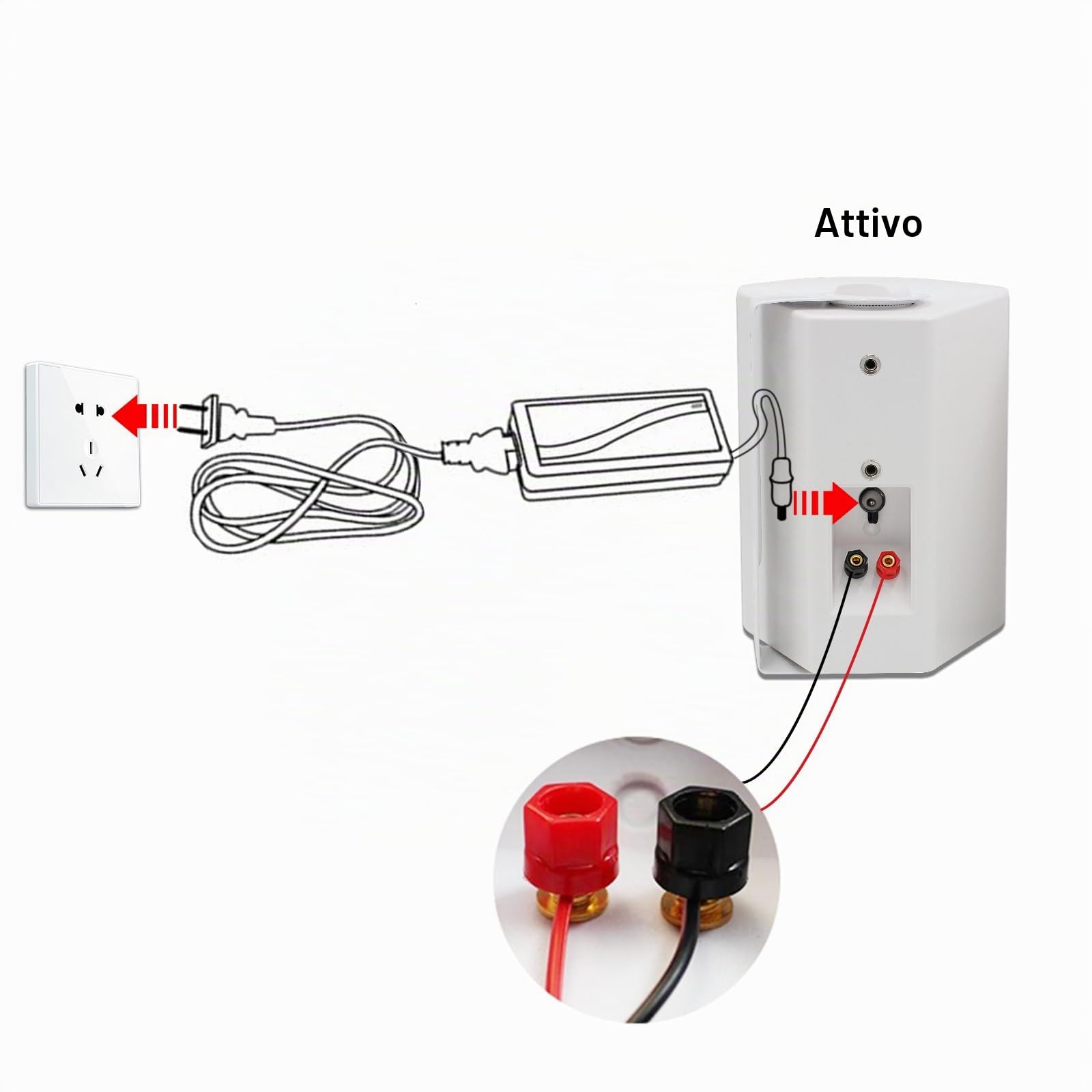 Herdio 5,25 pollici 300 Watt altoparlanti esterni Bluetooth