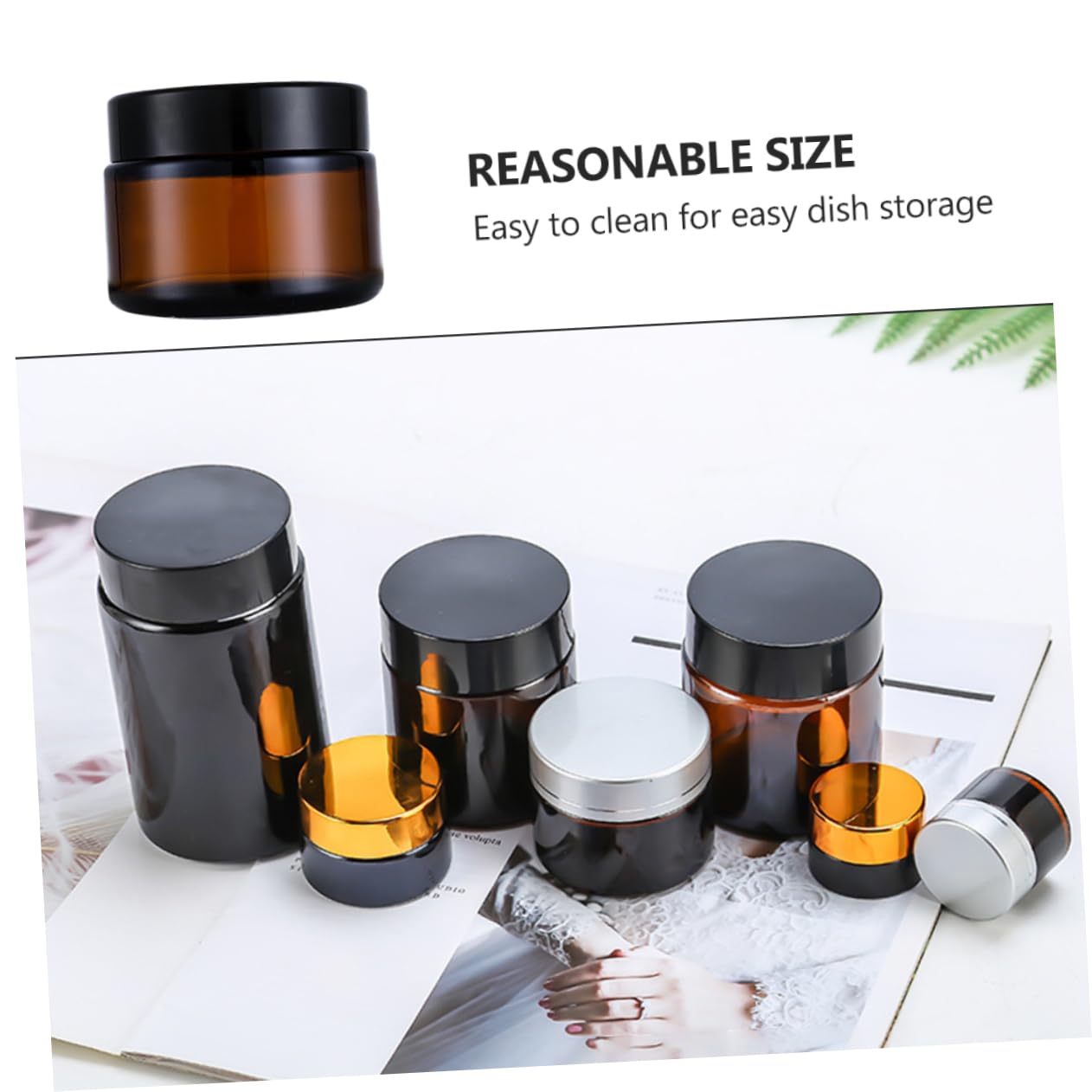 Ipetboom 15pièces Flacon Cosmétique Pratique Verre et Récipient pour Lotion Flacon pour Échantillons