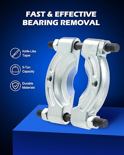 Miniatura 5 de Orion Motor Tech OMT Juego de extractor de rodamientos, separador de rodamientos de capacidad de 5 toneladas, kit de extracción de rodamientos de