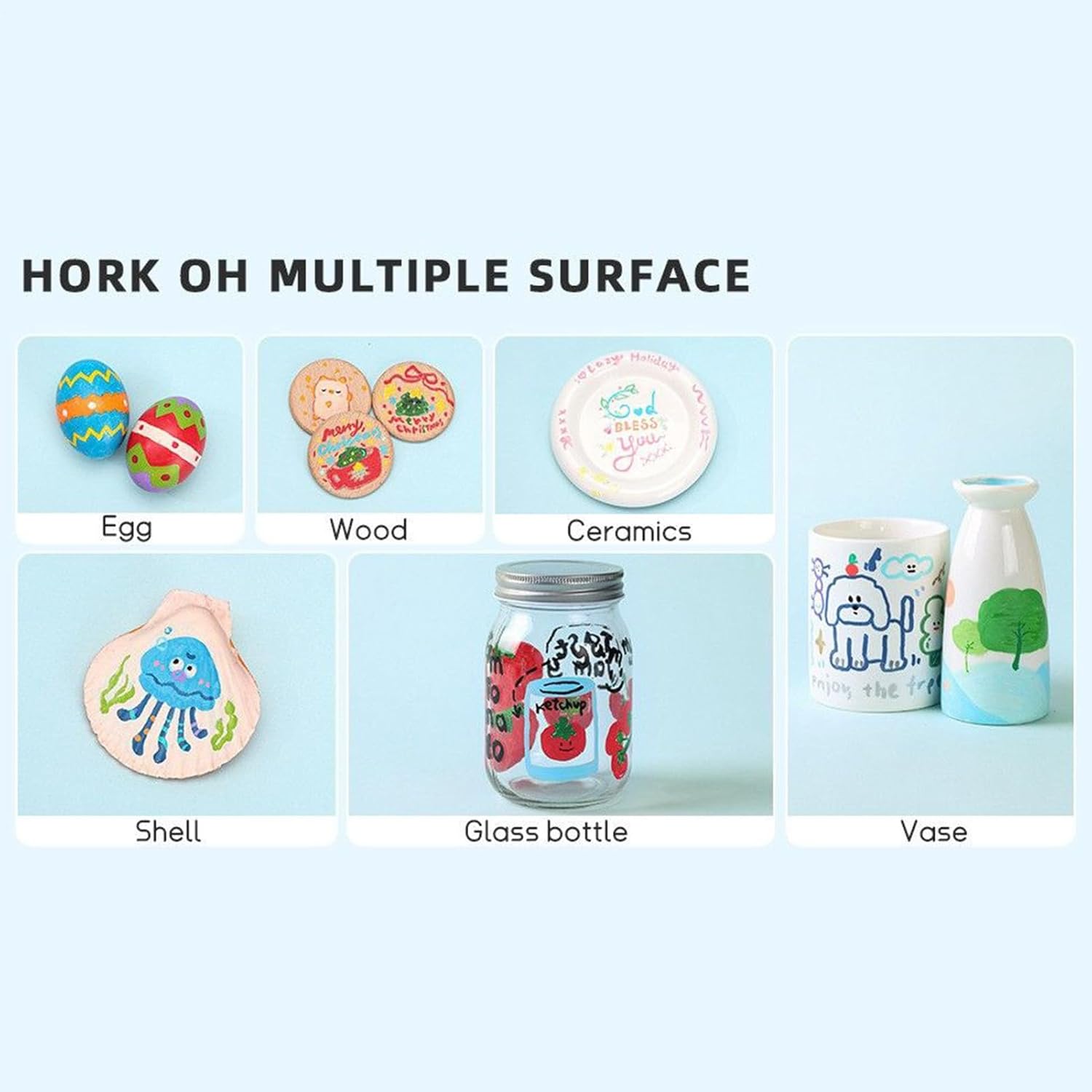 Acrylic Paint Markers - 60 Colors Double Head Long Lasting Pens | Acrylic Kids Markers for Coloring - for Students, Artist, Adult, Home, Travel, Daily, Craft, School, Workplace, Classroom, Drawing