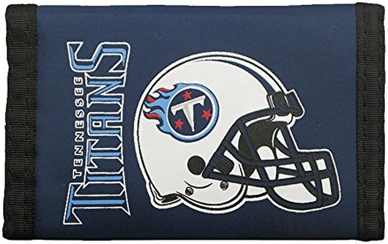 NFL Rico Industries Nylon Trifold Wallet, Tennessee Titans