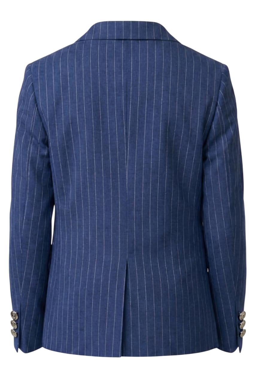 SIRRI Ragazzi Doppio Petto Gessato Vestito 3-6 Pezzi Matrimonio Prom Outfit