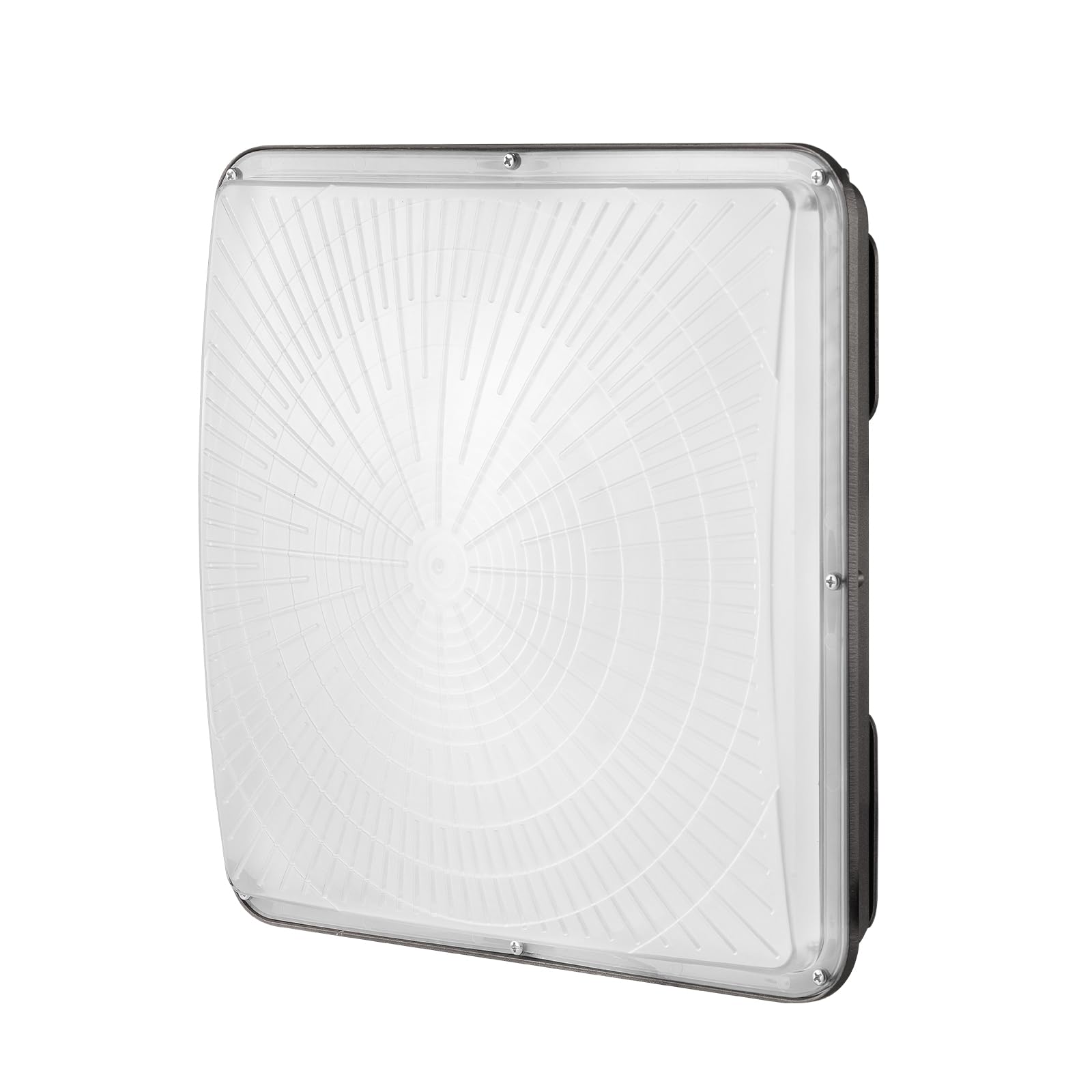 VEVOR Lampa warsztatowa LED, 150 W, lampa sufitowa garażowa, 16500 lm, 5000 K, 31,5 x 31,5 cm, montaż powierzchniowy, oświetlenie sufitowe IP65 do stacji benzynowych, magazynów, fabryk przemysłowych,