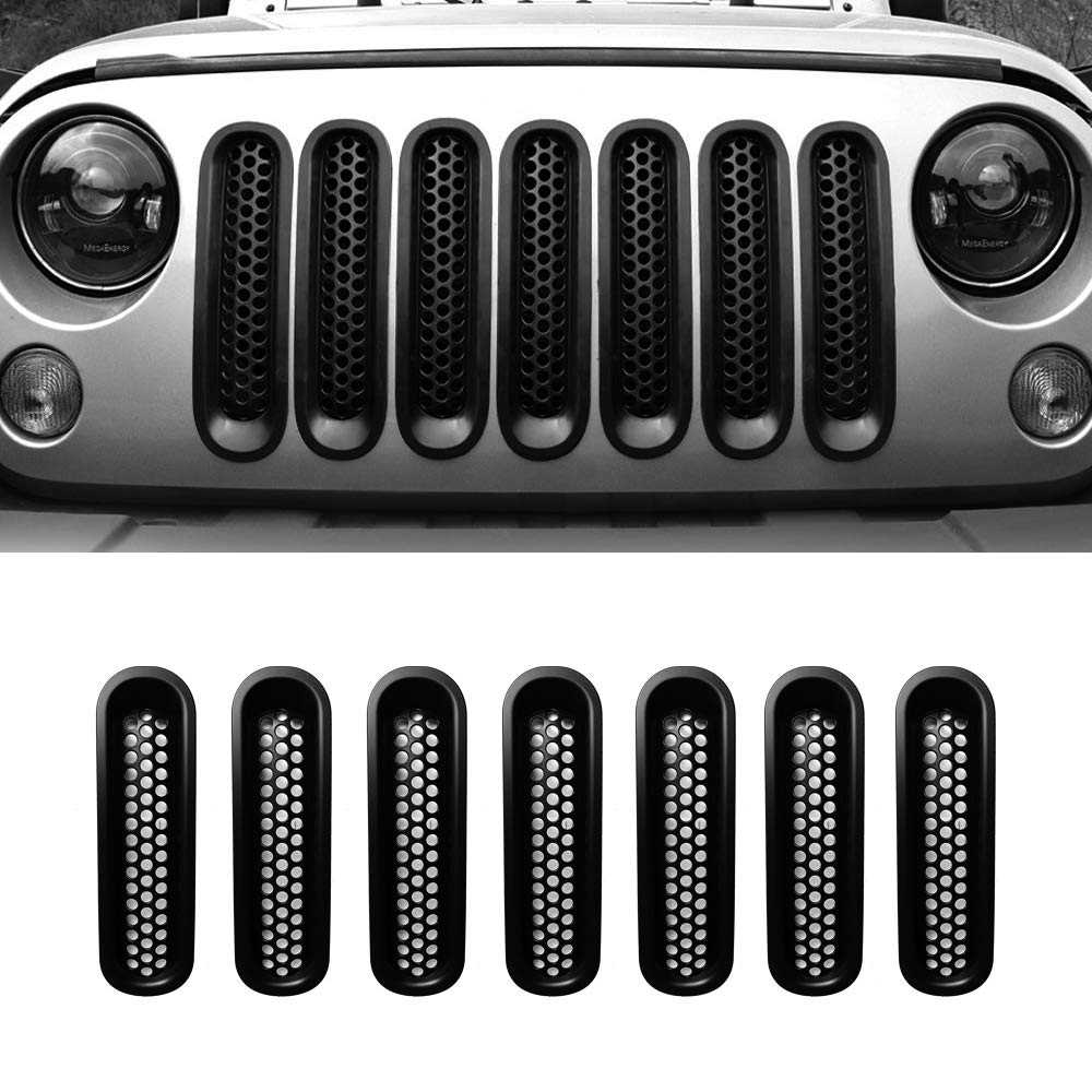 Garnitures de poign??e de porte pour Jeep pour Wrangler JK en fibre de carbone Garnitures de poign??e de porte pour Jeep pour Wrangler JK en fibre de carbone