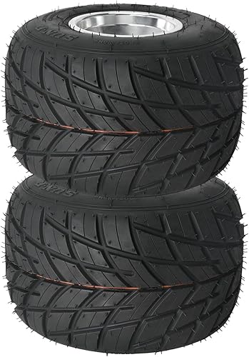 Miniatura 6 de 11x7.10-5 Neumáticos y llantas para Go Kart, ruedas traseras de 11x7.10x5 con cubos de aluminio, neumáticos para lluvia y carretera para karting