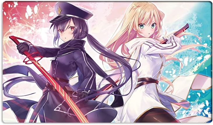 New Board Game Playmat Sky Striker Ace-Raye & Roze TCG CCG Trading Card Game Mat + Free Bag