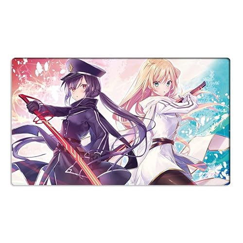 Mlikemat New Board Game Playmat Sky Striker Ace-Raye & Roze TCG CCG Trading Card Game Mat + Free Bag