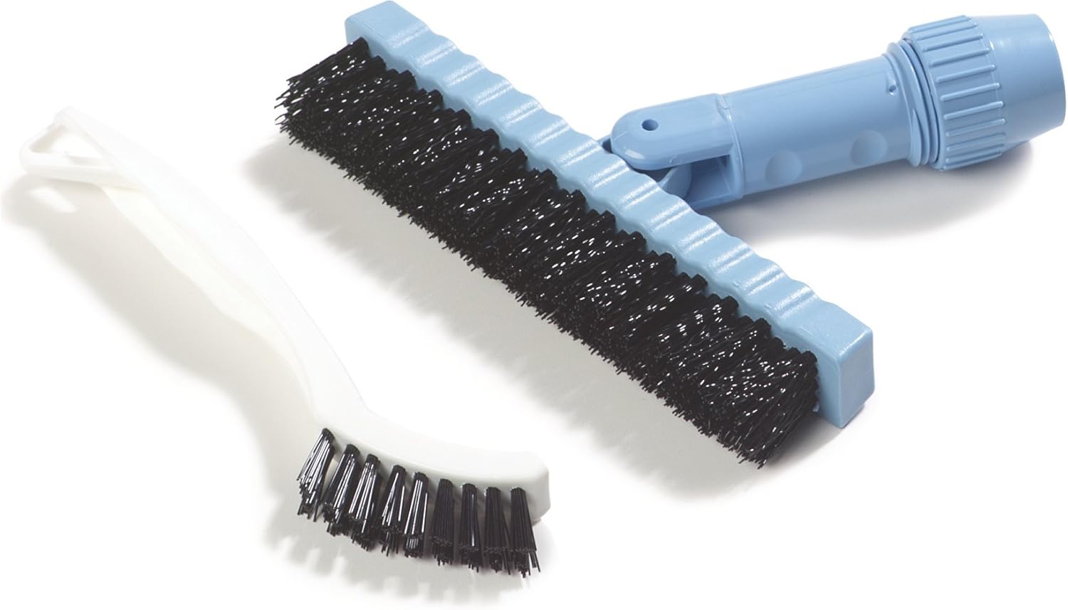 Carlisle FoodService Products 36532003 Swivel Head Grout Line Brush, Nylon Bristles, 1-1/4" Bristle Trim, 7-1/2" Length x 1" Width, Black (Case of 12)