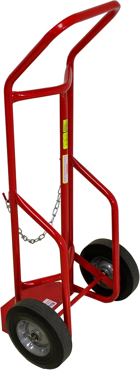 Milwaukee Hand Trucks 40763 Delivery Cylinder Truck 1 Gas Cylinder, 500 LB Load Rating
