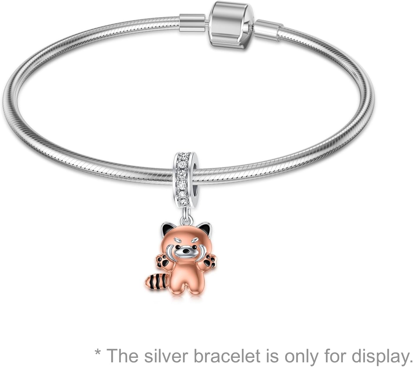 SIMONLY Cross Charms 925 Sterling Silver Turquoise Charms for Bracelets Lion Red Panda Beads Catholic Leo Jewelry Christmas Birthday Gifts for Women Men - Image 5