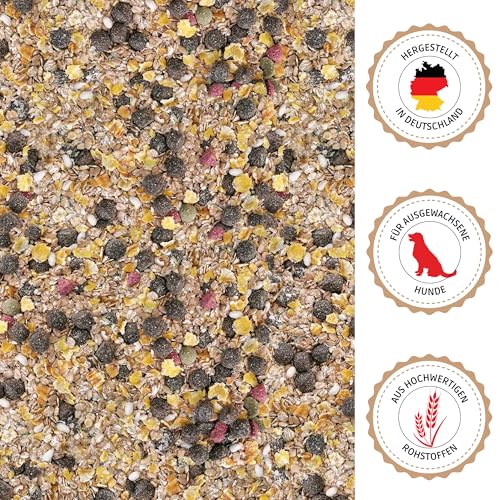 Supravit Flockenmix Plus für Hunde - 5kg schmackhafte Flockenmischung für deinen Hund - optimale Ergänzung zur Fleischfütterung, Hundewurst oder Trockenfleisch…