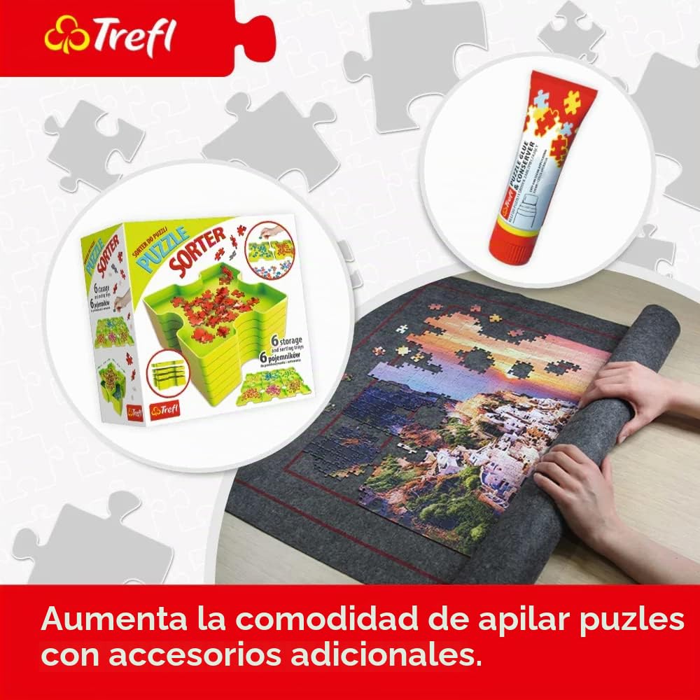 Trefl, Puzzle, Viaje por Europa, de 4000 Piezas, Adultos y niños a Partir de 15 años