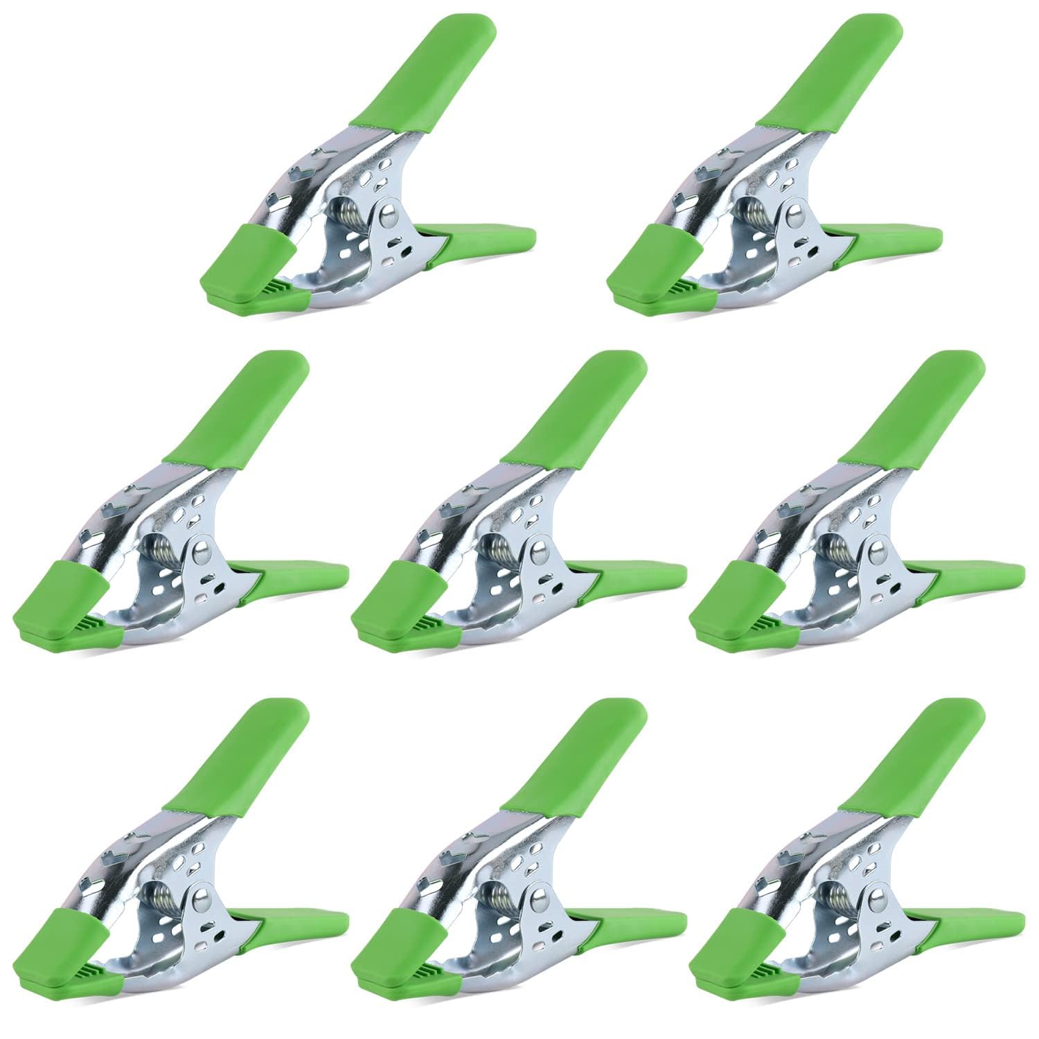 SWANLAKE 8 PCS 6" inch Spring Clamp, Heavy Duty Spring Metal Spring Clamps, 2.5"-inch Jaw opening(6inch 8-Piece)