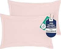 Vista 81 de Royale Linens Paquete de 2 fundas de almohada tamaño Queen de 20 x 30 pulgadas, microfibra cepillada de 1800, fundas de almohada de cama