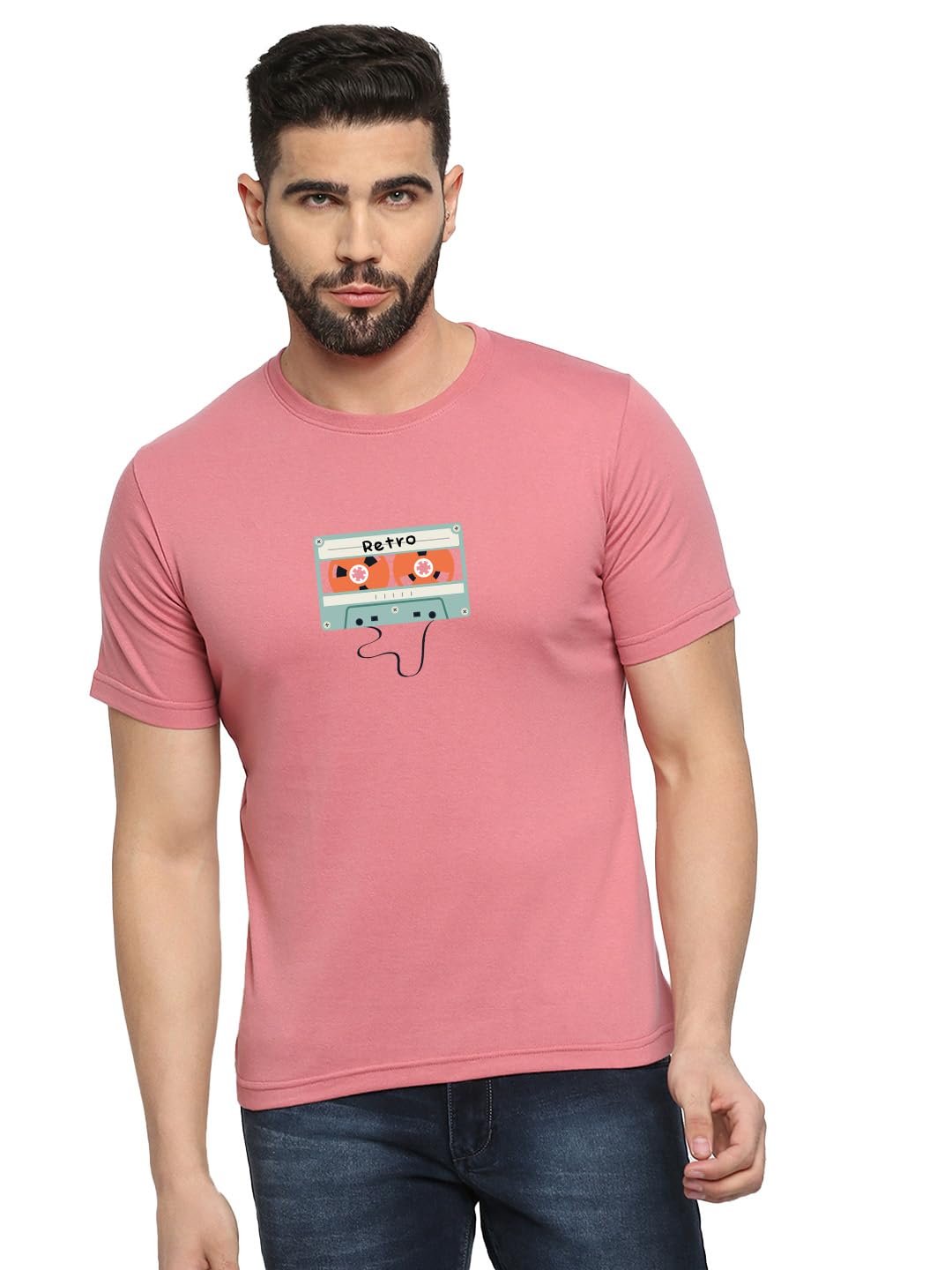 Mod Ecru Retro Cassette T-Shirt