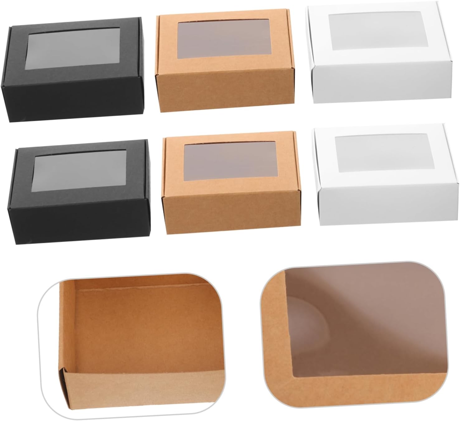 Didiseaon 30 Pack Paper Soap Box Wrapping Cases for Small Items