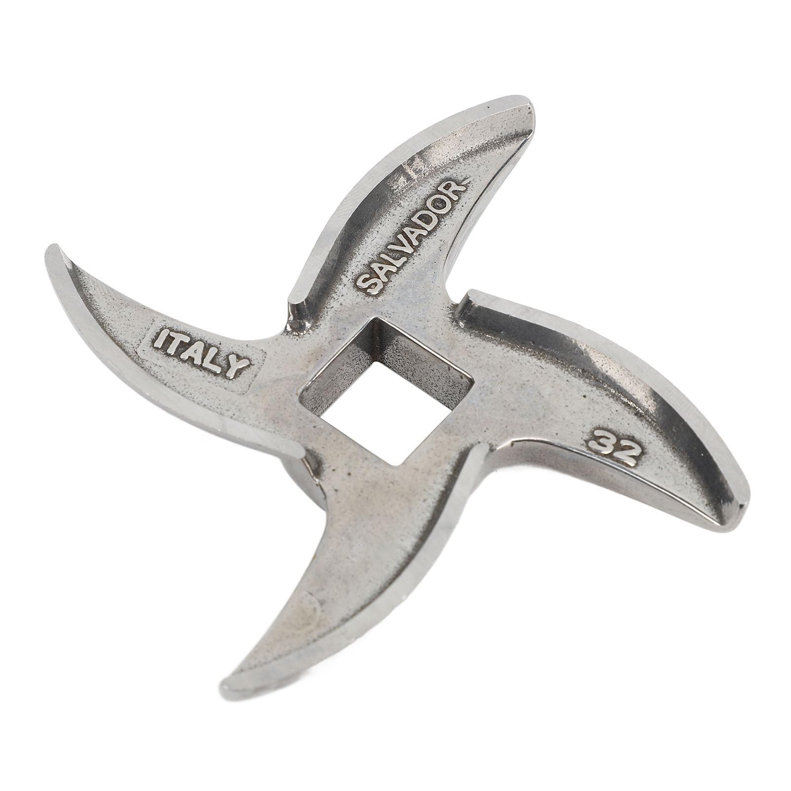 Cuchilla Cortadora para Picadora de Carne de Acero Inoxidable, Tamaño 32, Larga Vida útil, Corte Rápido de Precisión, Funcionalidad Versátil para Moler Carne