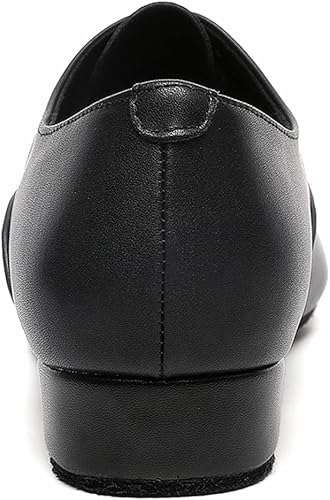 Miniatura 3 de Zapatos de baile de salón para hombre, suela de cuero negro, zapato de carácter latino Tango Salsa