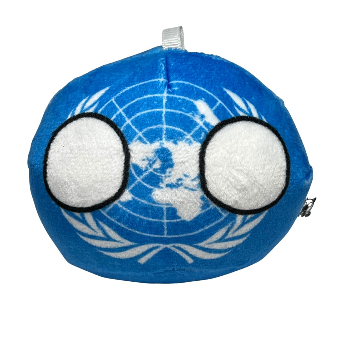 Amazon.co.jp: めはぐるみ ポーランドボールぬいぐるみ United Nations