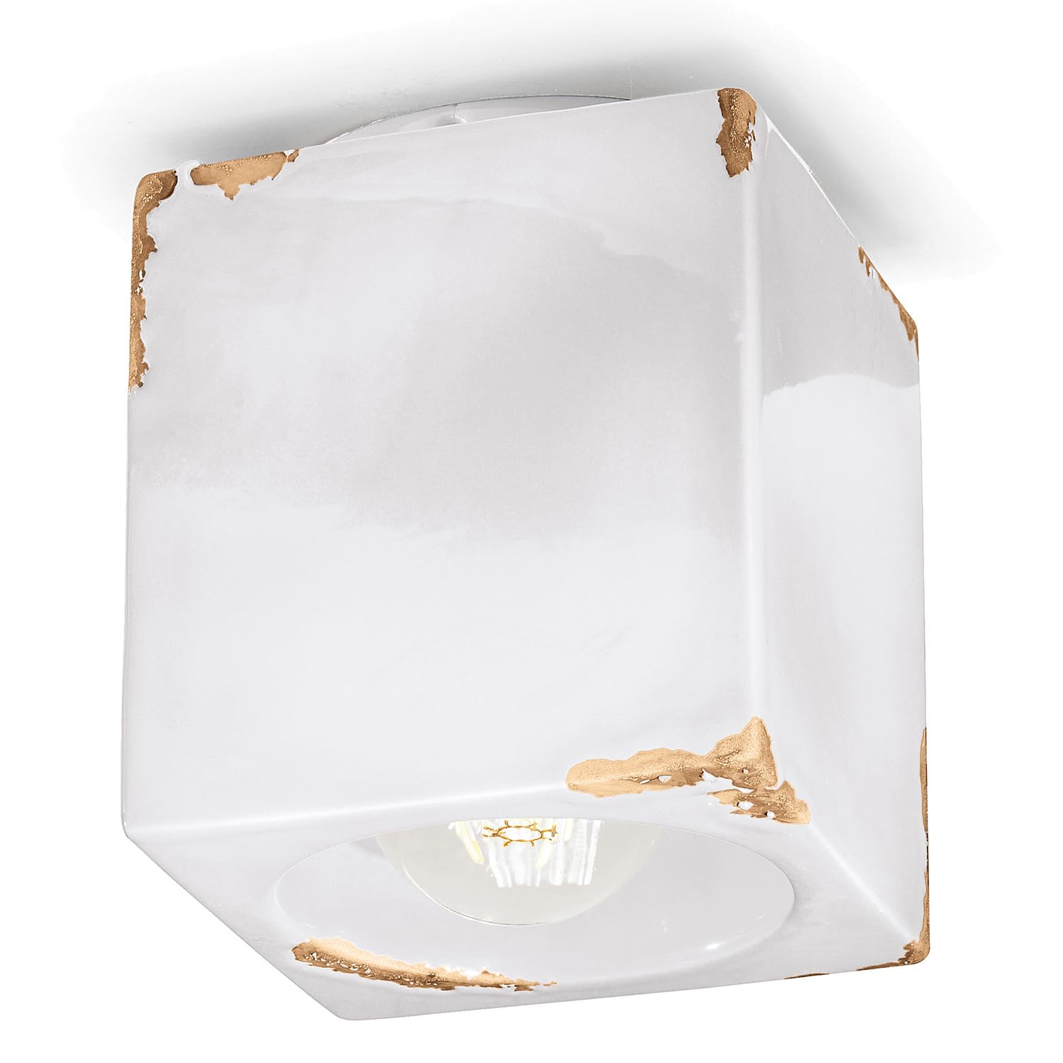 Plafonnier C987 Ferroluce pour sublimer un plafond bas avec style - 4