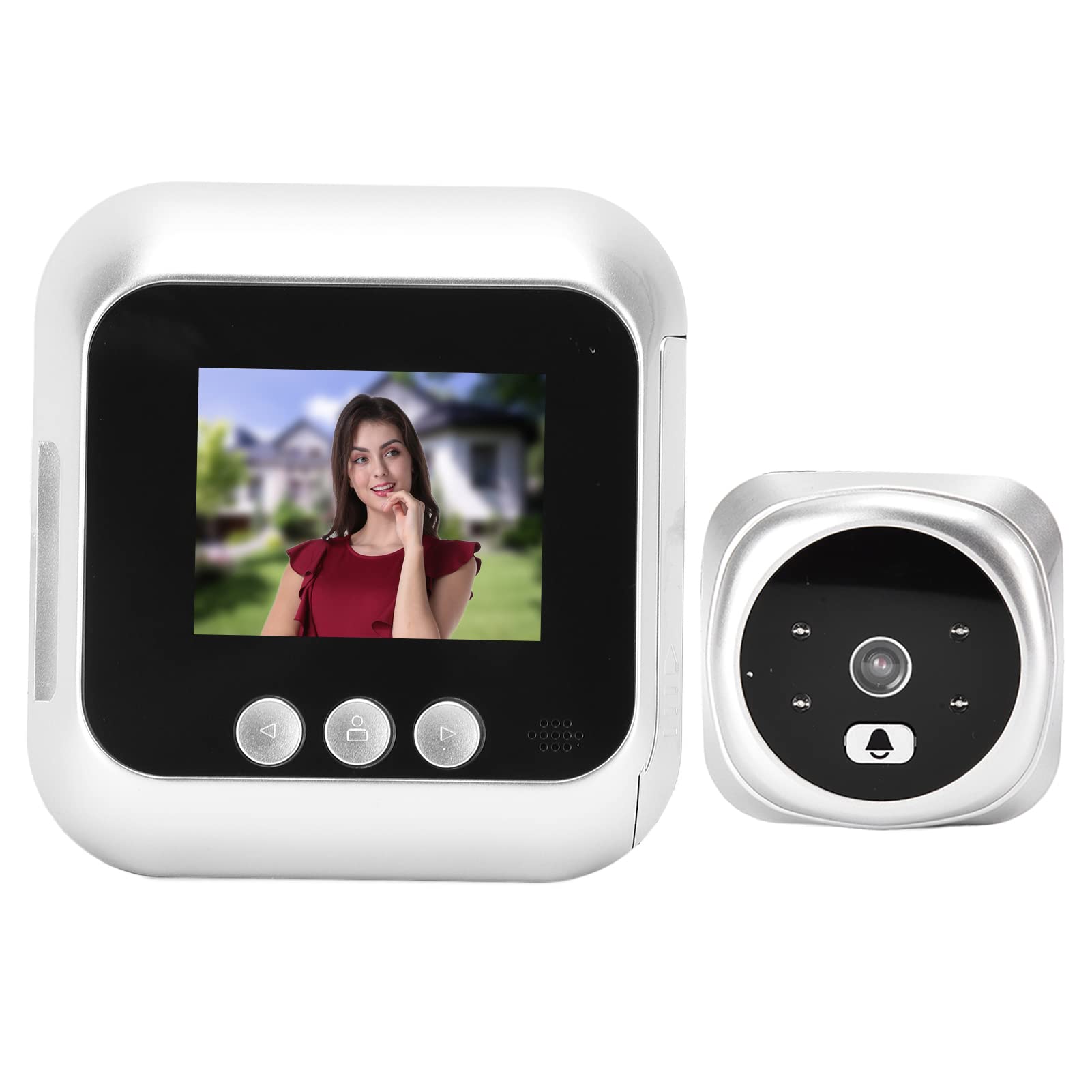Sorandy 2,8 "LCD-Bildschirm Digitaler Türspion Viewer 135 Grad Digitaler Türspion-Betrachter Türklingel-Schnappschuss, Nachtsicht, Video-Home-Security-System