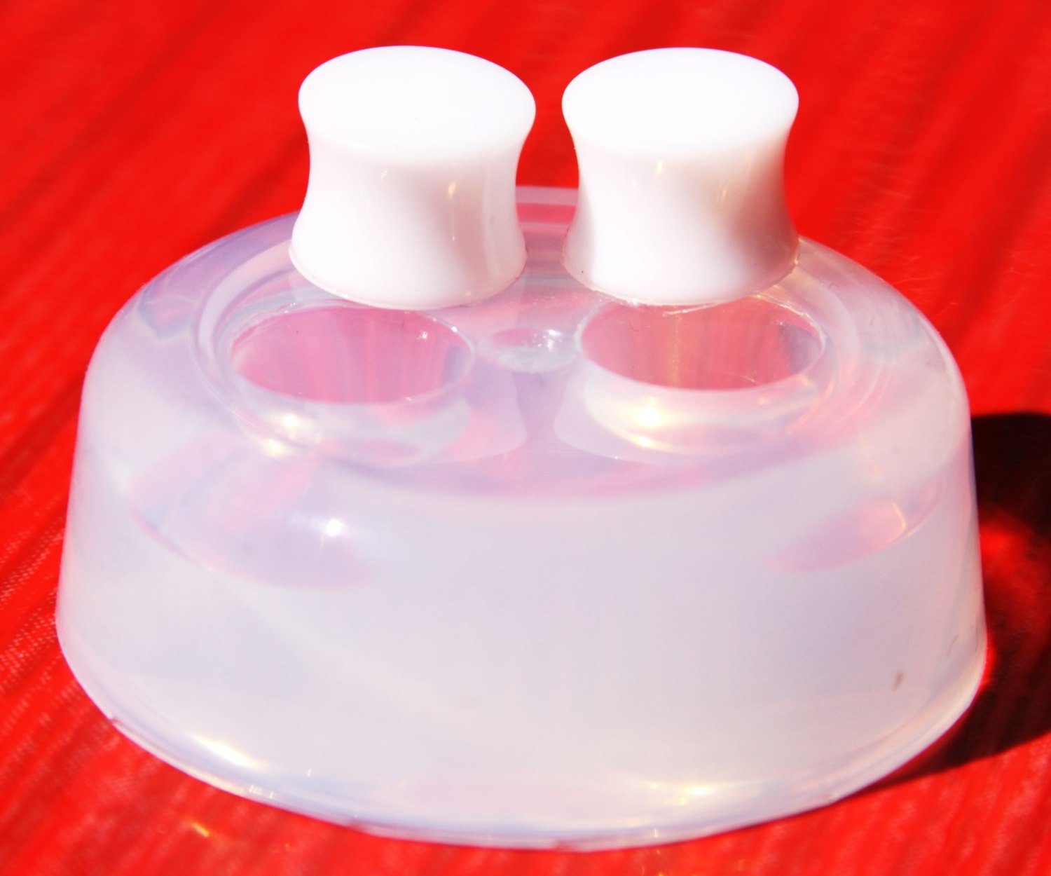 Ear Gauge Piercing Silicone Mold, 1 Pair, Resin Crafts, Size 12mm