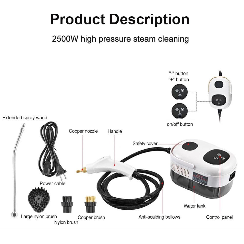 TwoOases 2500 W stoomreiniger, hogedrukstoomreiniger TwoOases 2500 W stoomreiniger, hogedrukstoomreiniger