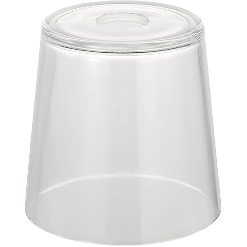 Aspen Creative 23643-60-1, Clear Glass Shade for Lighting Fixture, Pendant, Size: 6-1/2" D x 6-1/2" H