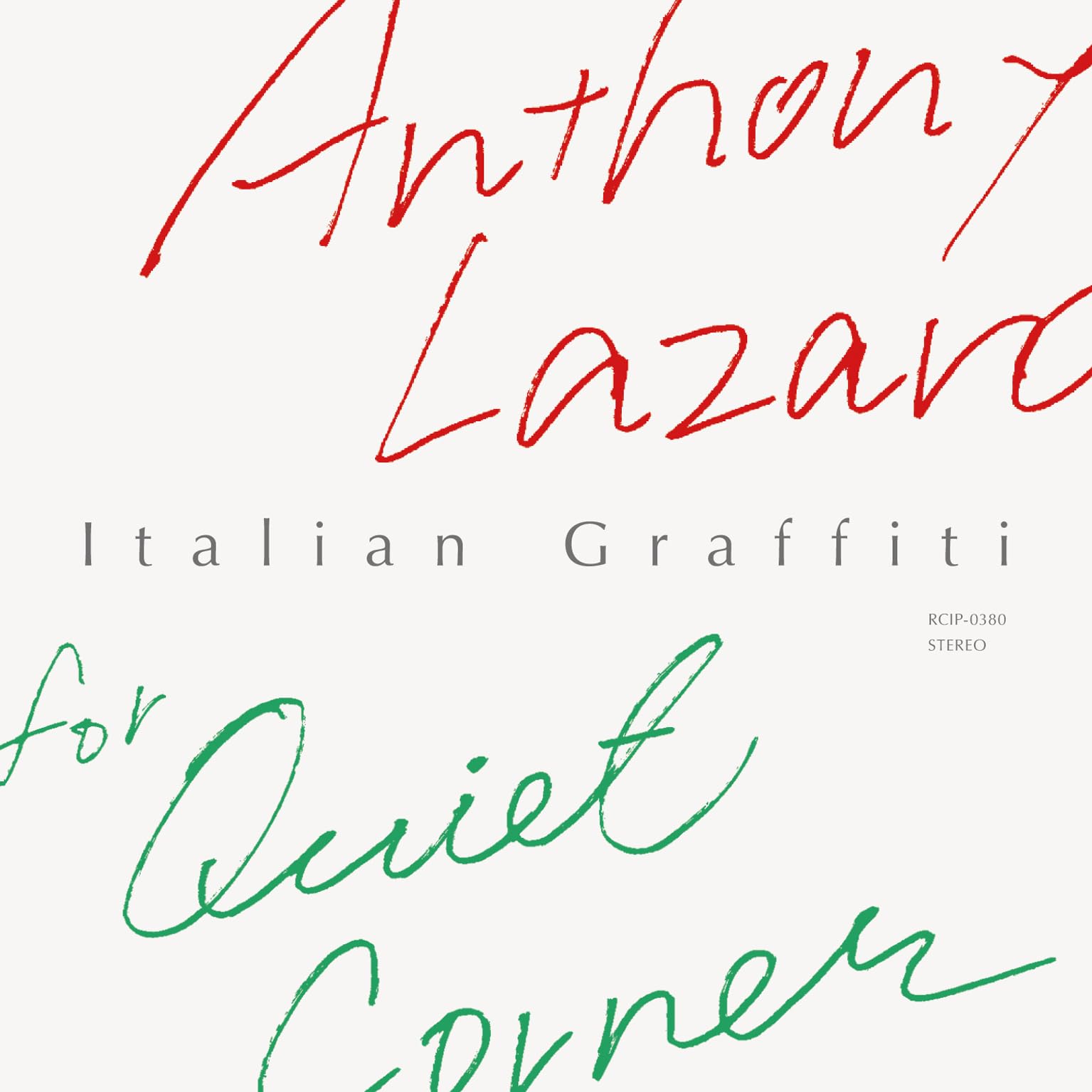 Amazon | Anthony Lazaro for Quiet Corner - Italian Graffiti（国内