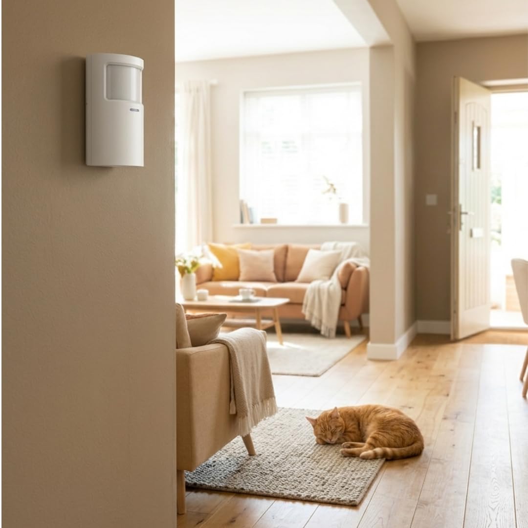 Daewoo Security - Pack Alarme Maison WiFi Vigilia VIG103 – sans Fil sans Abonnement, Caméra Full HD, Sirène Extérieure, Détecteurs Mouvement & Ouverture, Compatible Animaux, App Mobile