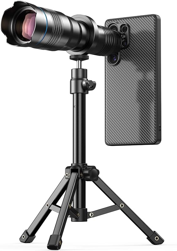 Evil eye 36X Telephoto Lens for Samsung Galaxy S25 Ultra, High Power HD Telephoto Phone Lens with Tripod, Phone Lens Attachments for Travel, Concert, Exploration