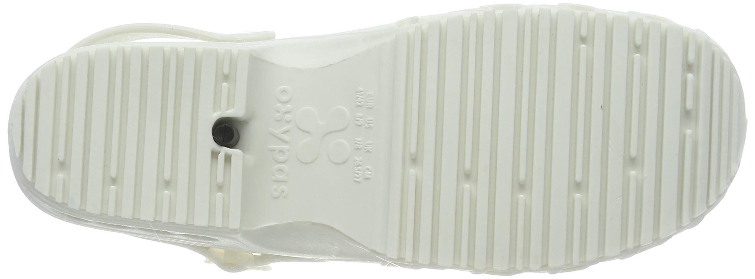 Oxypas, Mules pour Homme - Blanc - Wht, 35/36 EU
