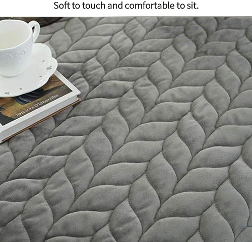 Miniatura 3 de Alfombrilla para ventana de la bahía, para salón, decoración del hogar, de terciopelo grueso y felpa, antideslizante, cojín para ventana de la