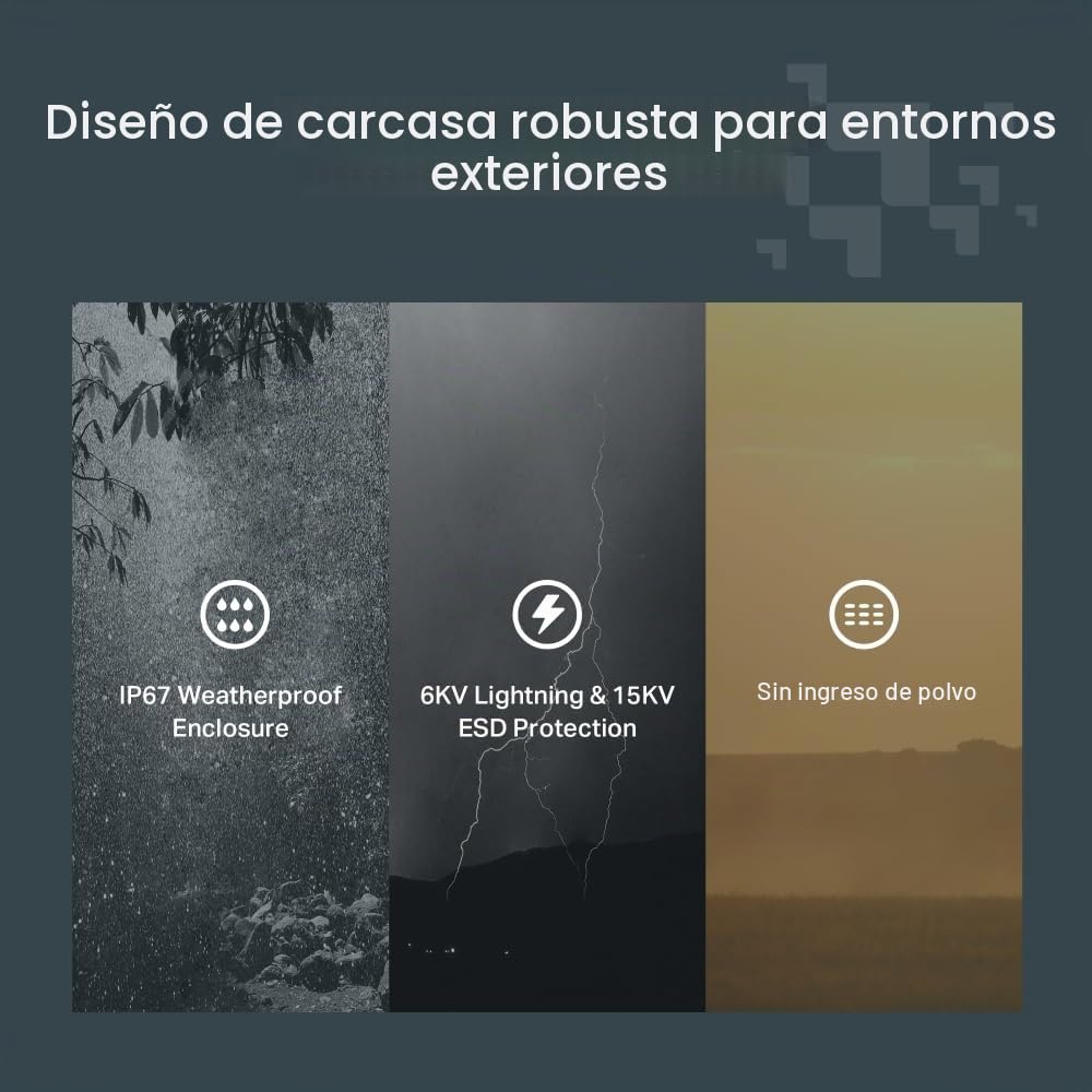 TP-Link Festa F65-Outdoor | Punto de Acceso WiFi 6 AX3000 | IP67 a Prueba de Agua, Ideal para Exteriores, 1× Puerto Gigabit, Gestión centralizada en la Nube Gratuita, Configuración y Uso fáciles.